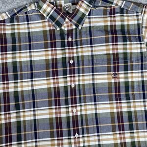 Cinch Shirt Men's Large Plaid Short Sleeve Button Up Western Cowboy
